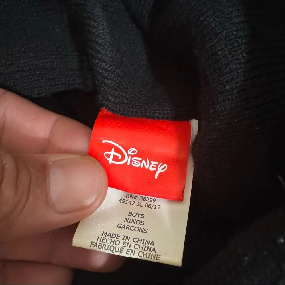Disney Mickey Mouse Kids Winter Hat - Red, Black, and White